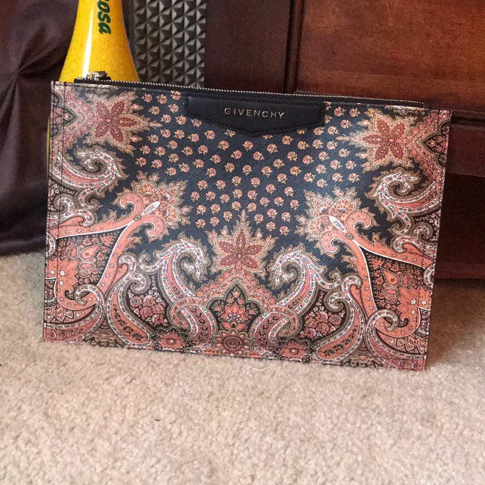 Givenchy Paisley Envelope Clutch